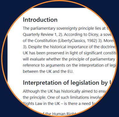 4. Preview your law coursework